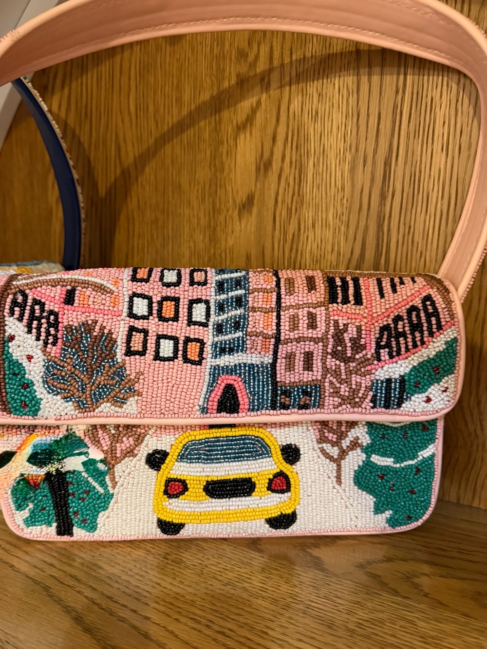 America & Beyond NYC Beaded Bag NWT